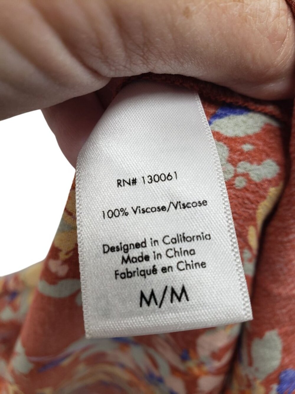 L Space Calla Maxi Dress M Medium Strappy Back Beachy Resort Floral Print - Picture 8 of 12
